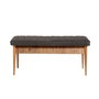 Hanah Home Vina 1053 Juego de Comedor Extensible Pino Atlántico y Antracita